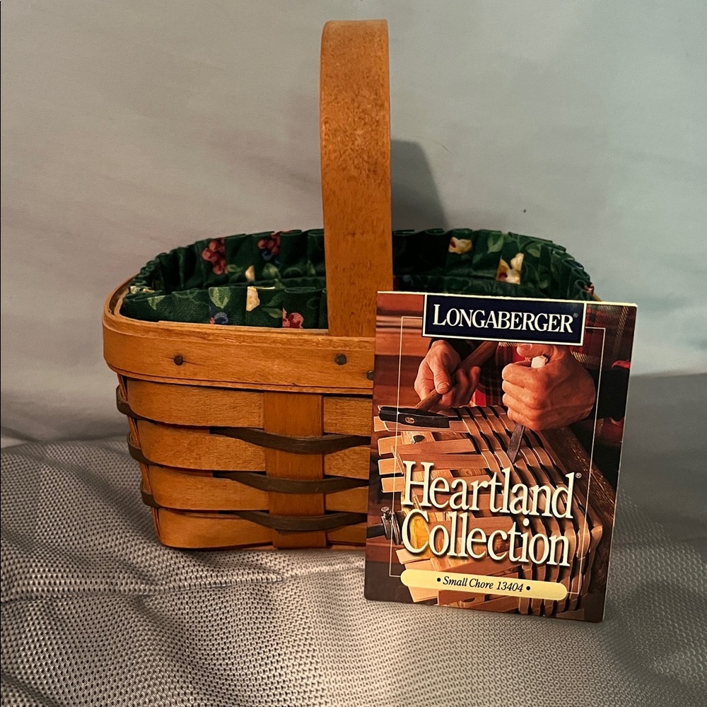 Longaberger Heartland Collection Small Chore Basket